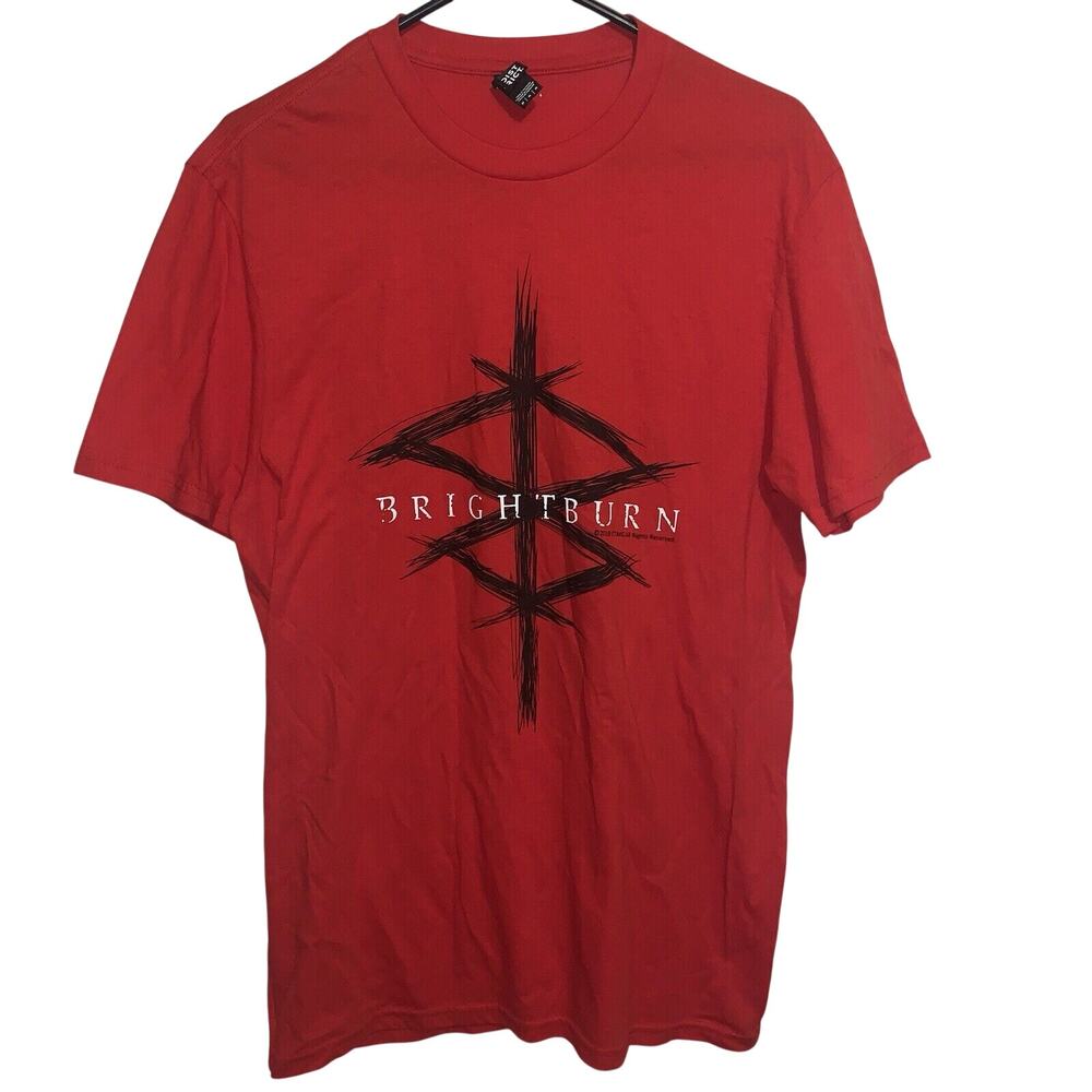 2019 Brightburn Superhero Horror Movie Promo Red District Shirt M